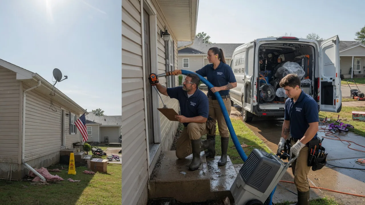 Ceiling Water Damage Restoration in Monterey, IN near me